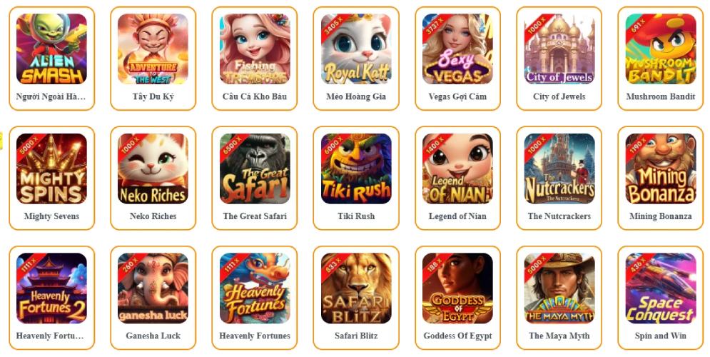 Top 8 Trò Chơi Slot Nổ Hũ Được Yêu Thích Nhất Tại MM99 MM99 Tặng 99K Nhà Cái Game Bài Slot Nổ Hũ Lớn 2025 Top 8 Trò Chơi Slot Nổ Hũ Được Yêu Thích Nhất Tại MM99